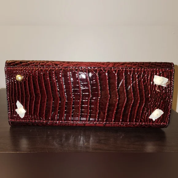 🚨💥Elegant Burgundy💥🚨 Crocodile-Embossed Fashion Handbag - Picture 6 of 6